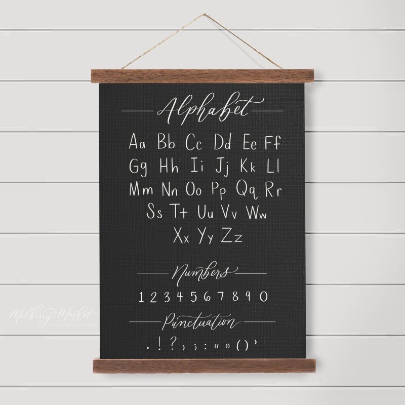 Alphabet Canvas Art