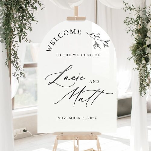 Archedweddingwelcomesign