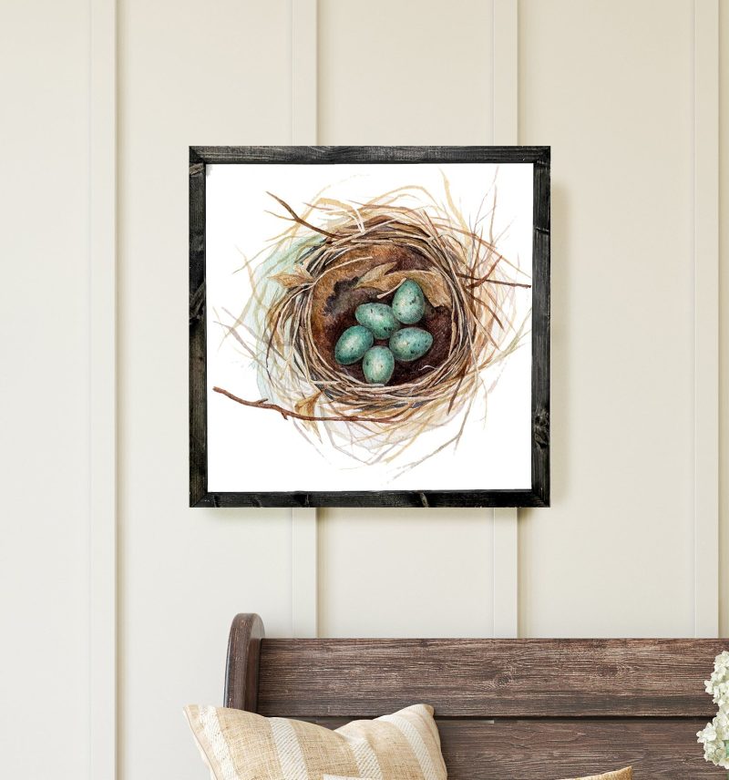 BirdNestSpringWallArt