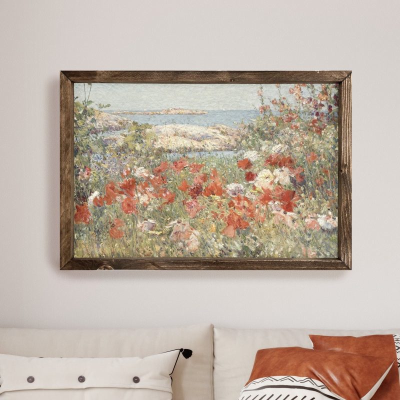 FlowersbytheSeaSpringBohoWallArt