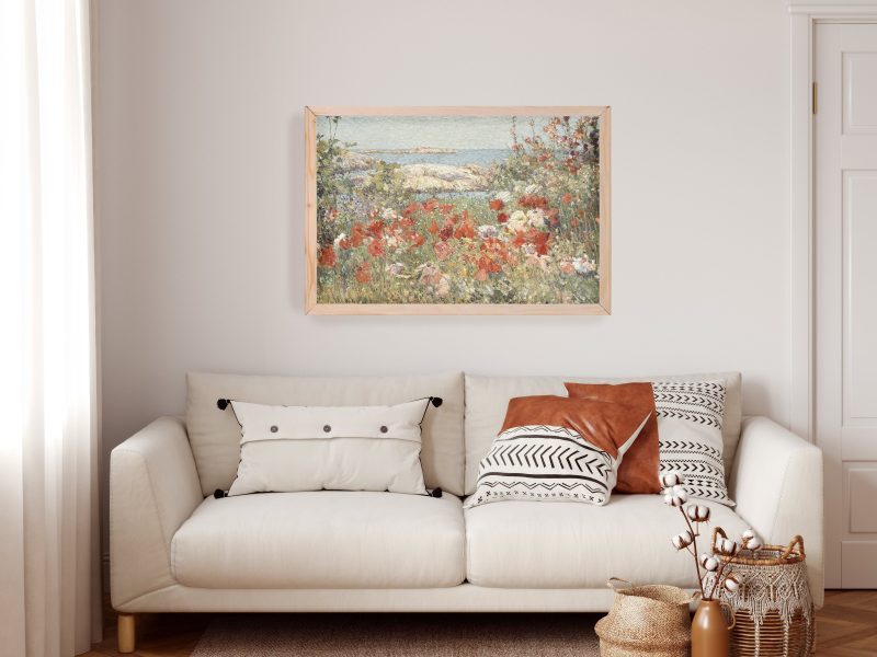 FlowersbytheSeaSpringWallArt