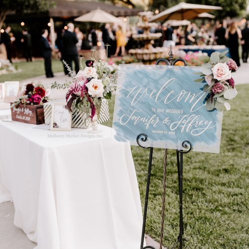 Personalized Wedding Welcome signs