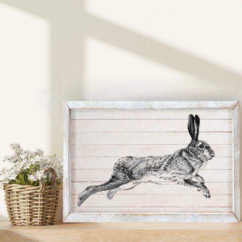 Vintage Hare Spring Farmhouse Sign - Mulberry Market Designs