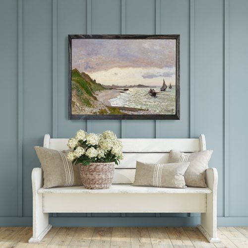 VintagePaintingSeashoreArt