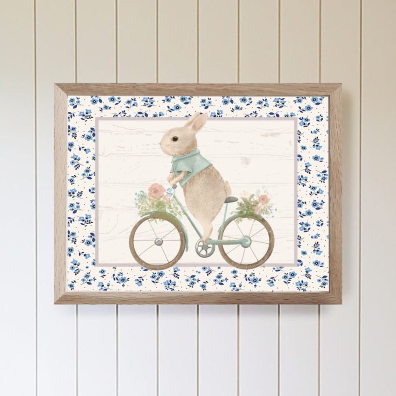 VintageRabbitNurseryWallArt