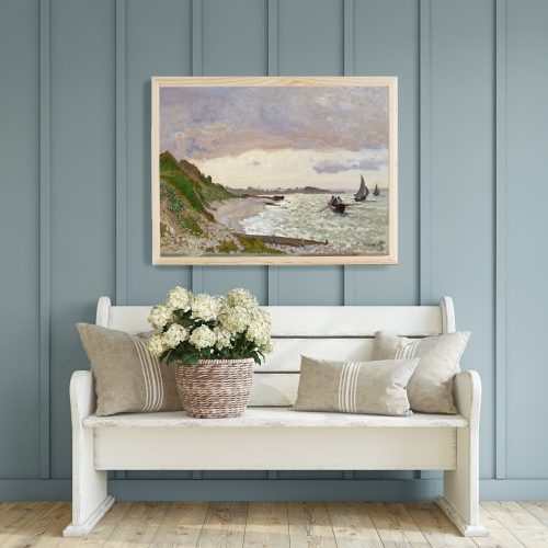 VintageSeashorePainting