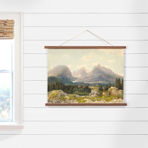 VintageTatraMountainPaintingWallArt b15dbf9a c1ad 453c a9f6 562ab0315a50