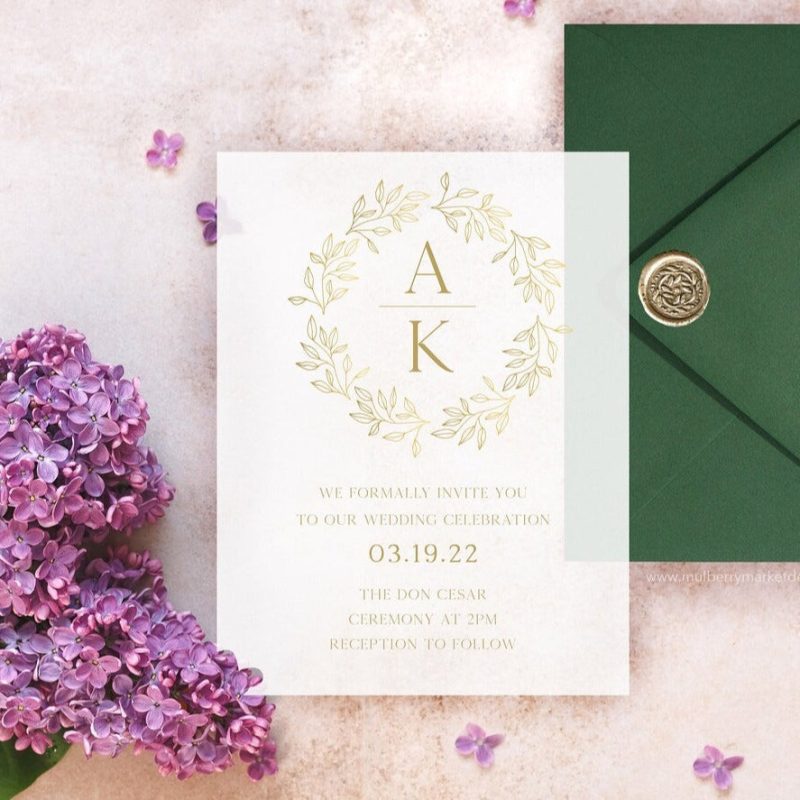 acrylicgoldweddinginvitations