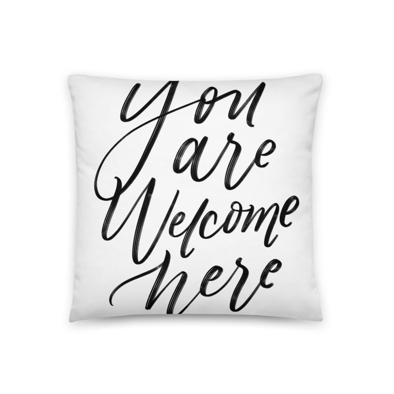 You Are Welcome Here Pillow - Mulberry Market Designs