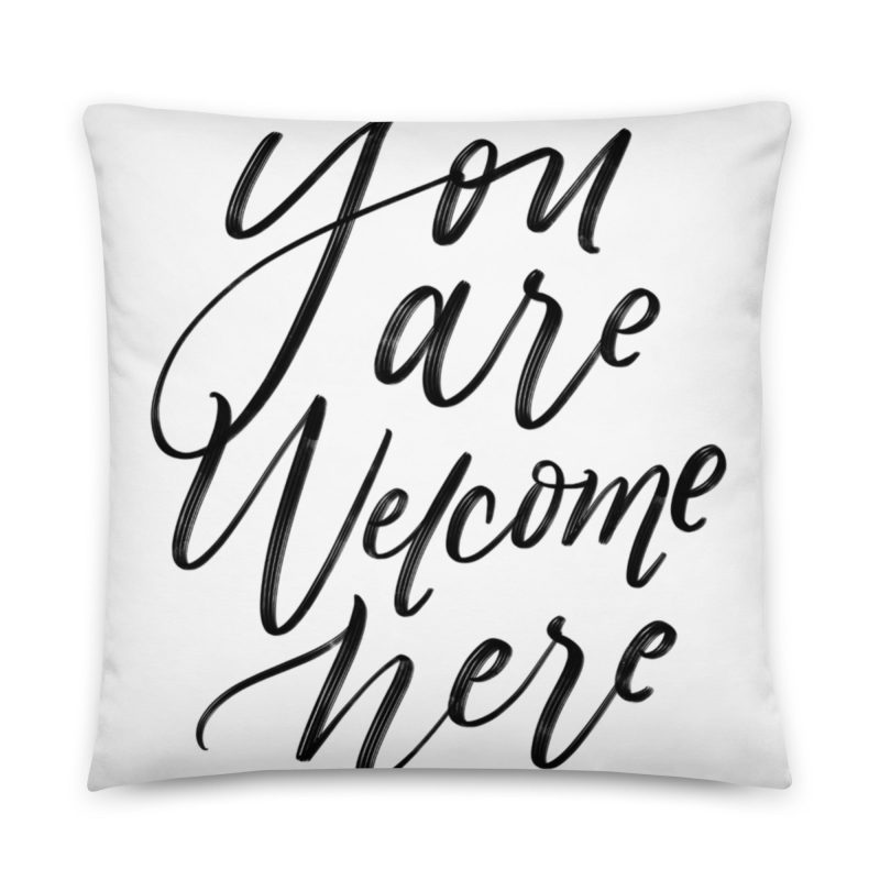 You Are Welcome Here Pillow - Mulberry Market Designs