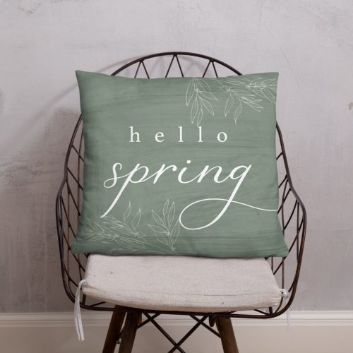 Hello Spring Pillow - Mulberry Market Designs