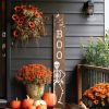 Boo Skeleton Leaning Porch Sign - Mulberry Market Designs