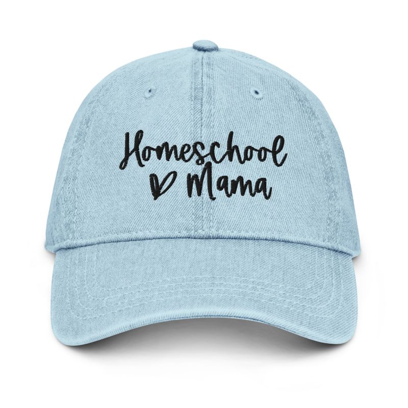 Homeschool Mama Denim Hat - Mulberry Market Designs