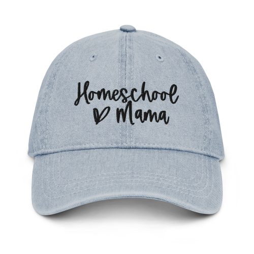 Homeschool Mama Denim Hat - Mulberry Market Designs