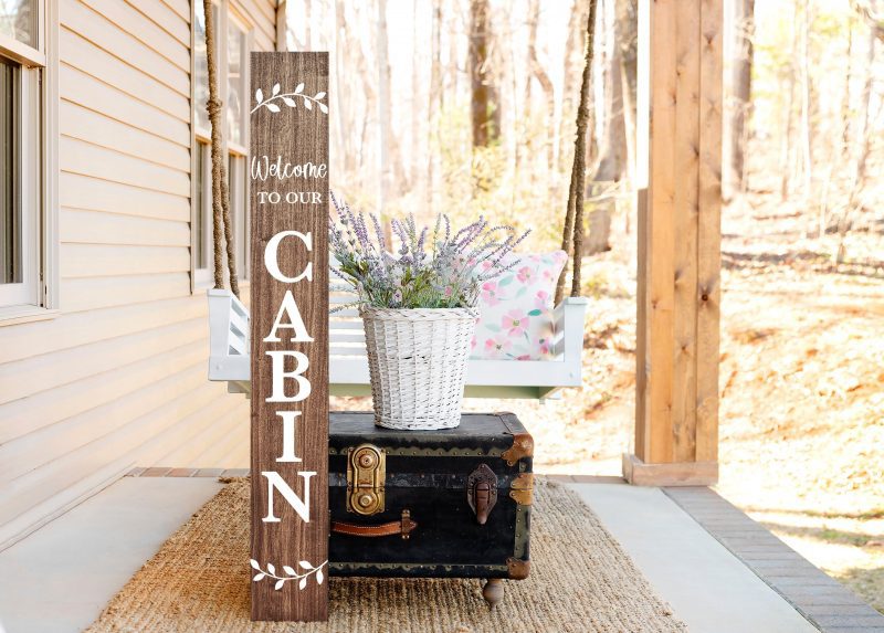 welcometoourcabinporchdecor