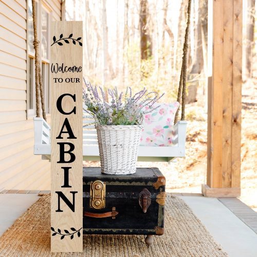 welcometoourcabinporchsign