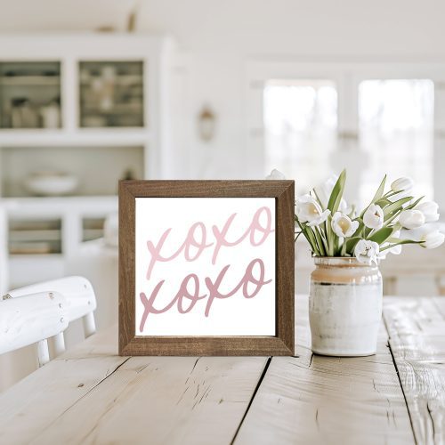 xoxo valentines decor wall art