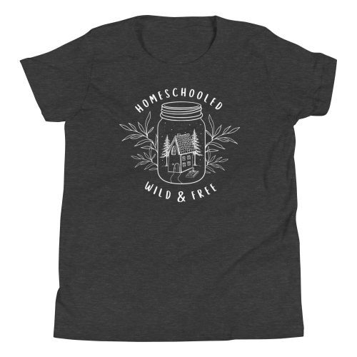 Homeschool Wild & Free Kids T-Shirt - Mulberry Market Designs